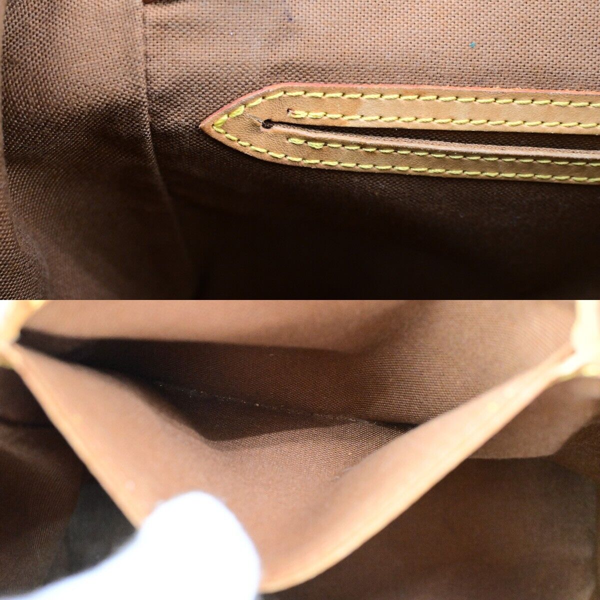 LOUIS VUITTON Montsouris MM Backpack Bag Monogram Leather Brown M51136 79SJ596