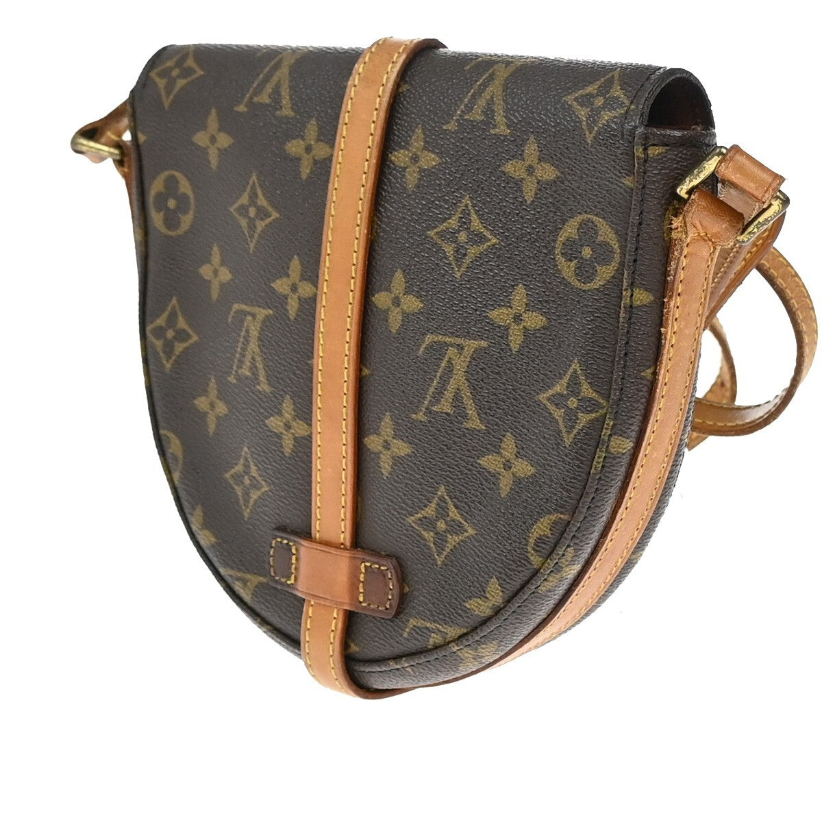 LOUIS VUITTON Chantilly PM Shoulder Bag Monogram Leather Brown M51234 30EE187