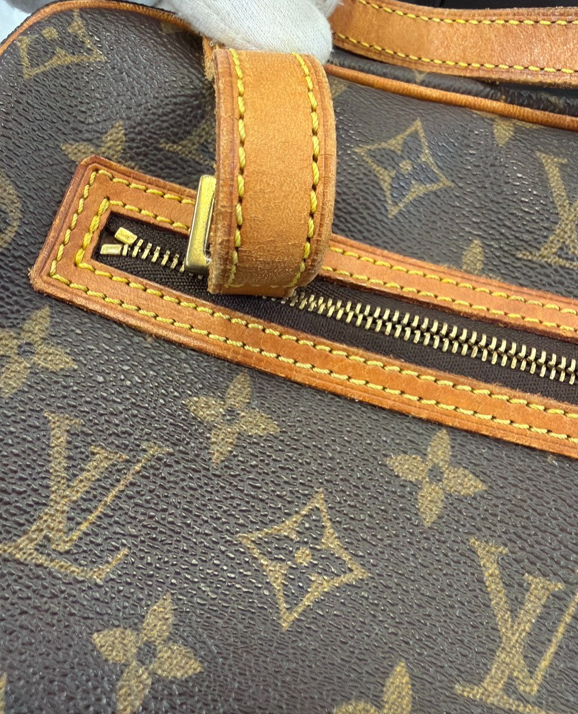 LOUIS VUITTON Cite MM Shoulder Bag Monogram Leather Brown France M51182 18YH989