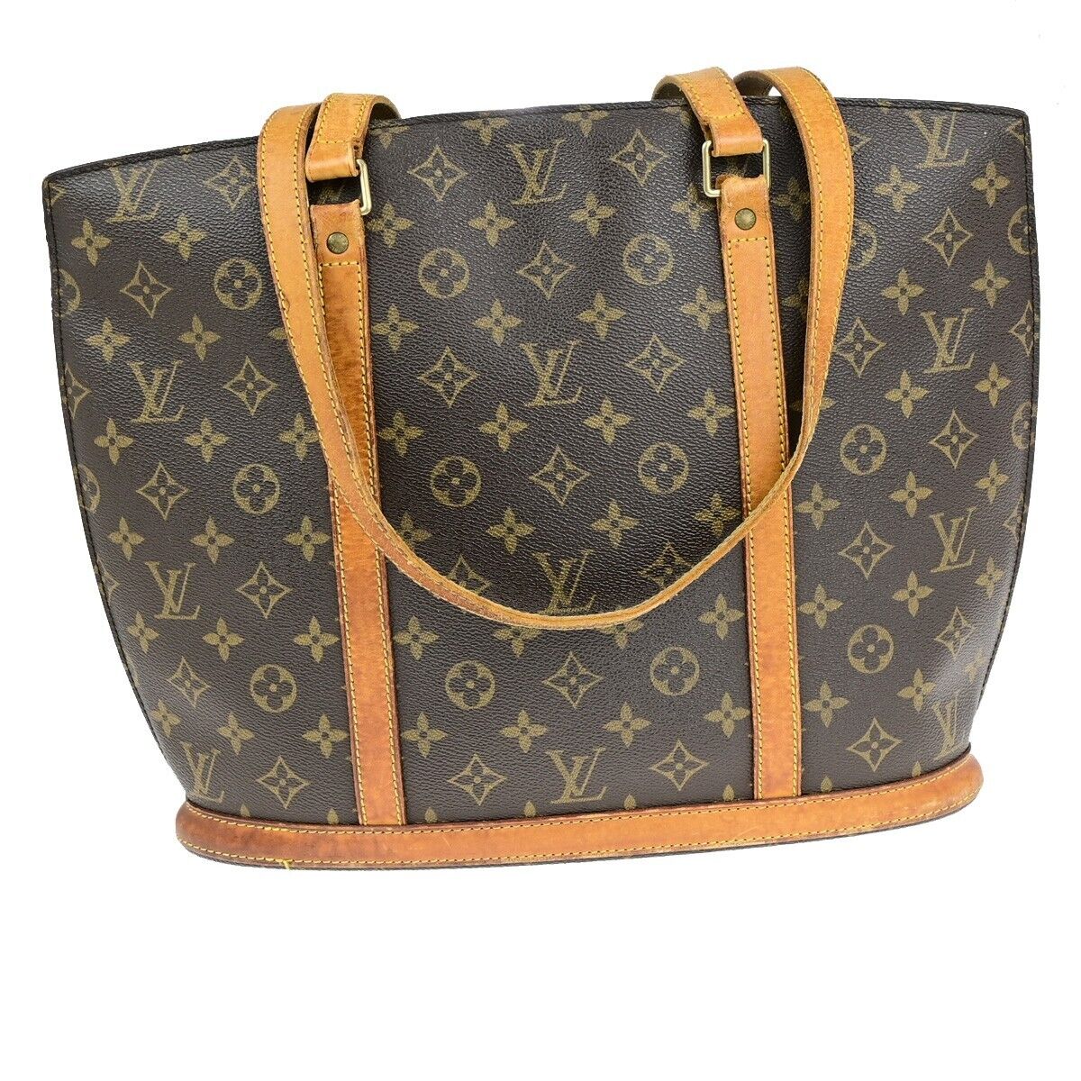 LOUIS VUITTON BABYLONE Shoulder Bag Monogram Leather Brown France M51102 33ED137