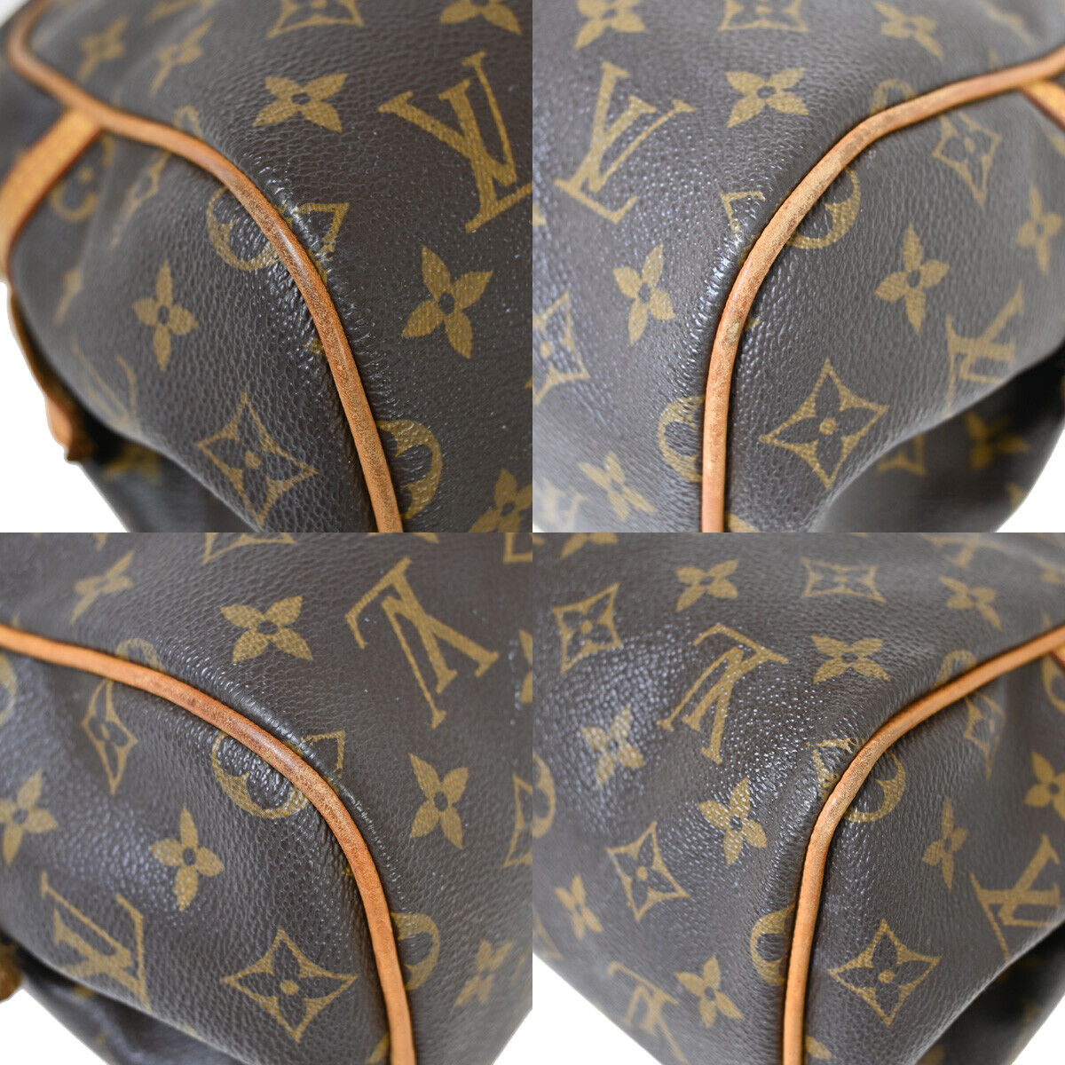LOUIS VUITTON Montorgueil PM Shoulder Bag Monogram Leather Brown M95565 18YE385