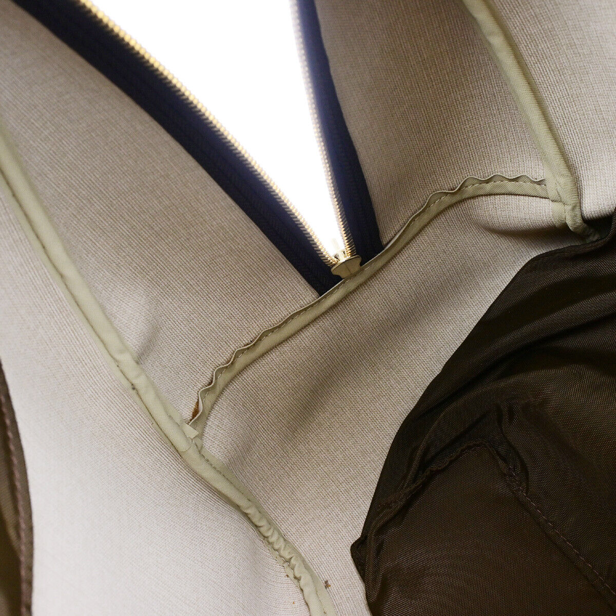 LOUIS VUITTON LV Logo Evasion Hand Bag Monogram Leather Brown M41443 75RK672