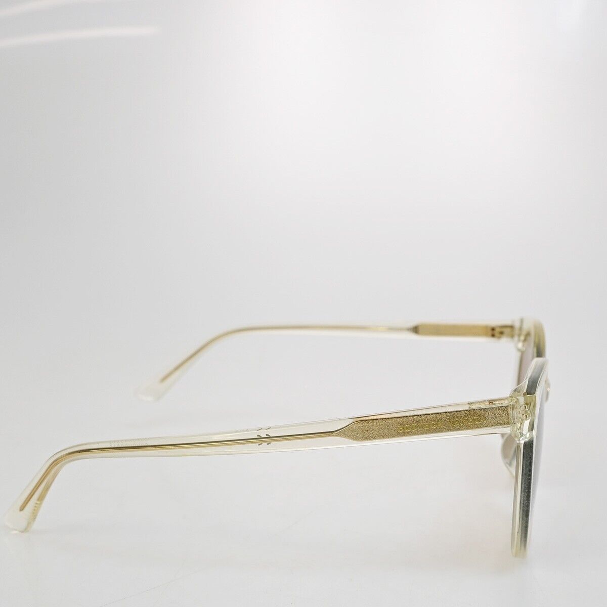 BOTTEGA VENETA Logo Sunglasses BV1022SK Plastic Gold Italy 04KA245