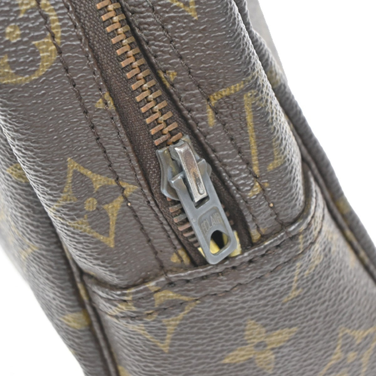 LOUIS VUITTON Trousse Toilette 28 Clutch Hand Bag Monogram Brown M47522 62EG045