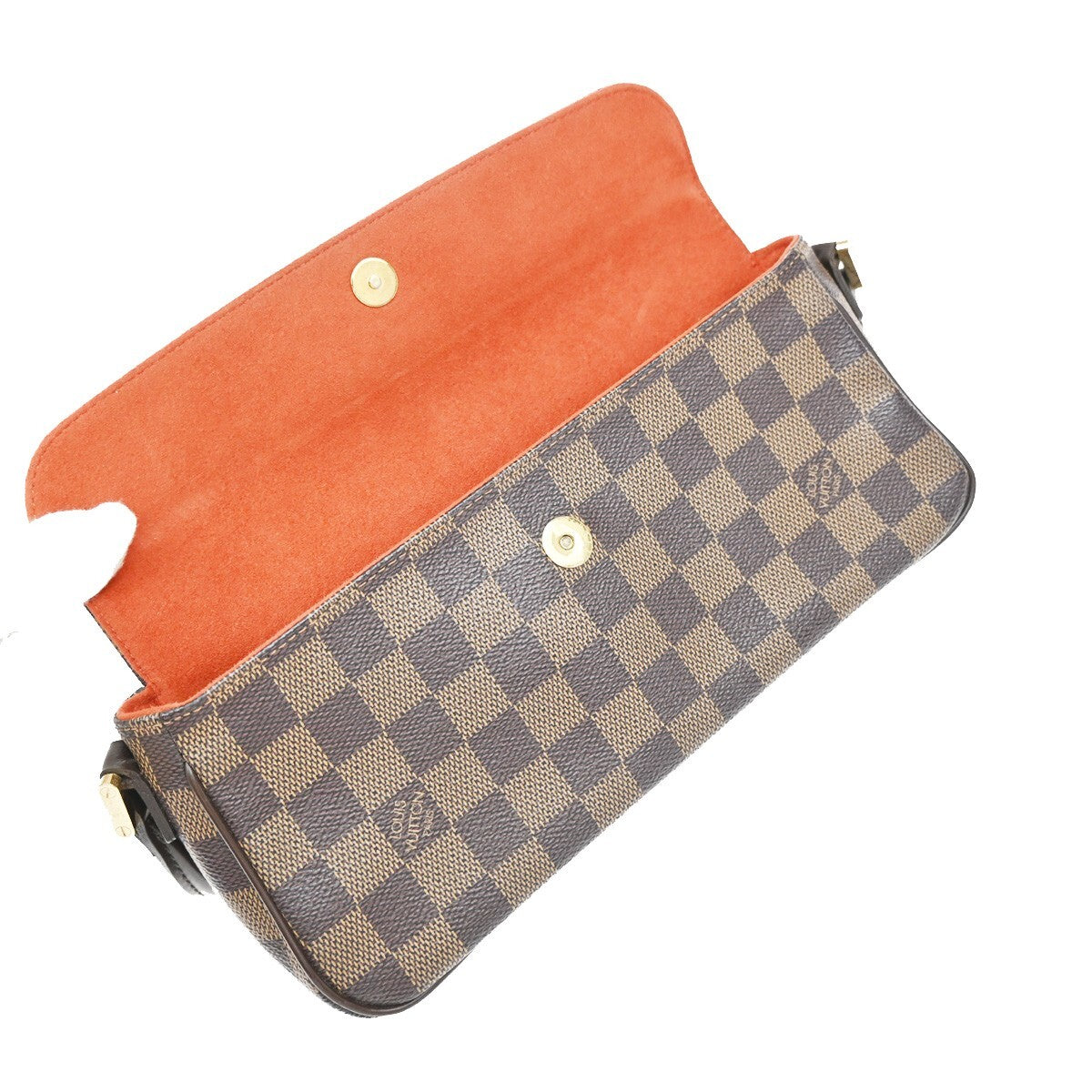 LOUIS VUITTON Recolator Shoulder Bag Damier Ebene Leather Brown N51299 40EE217
