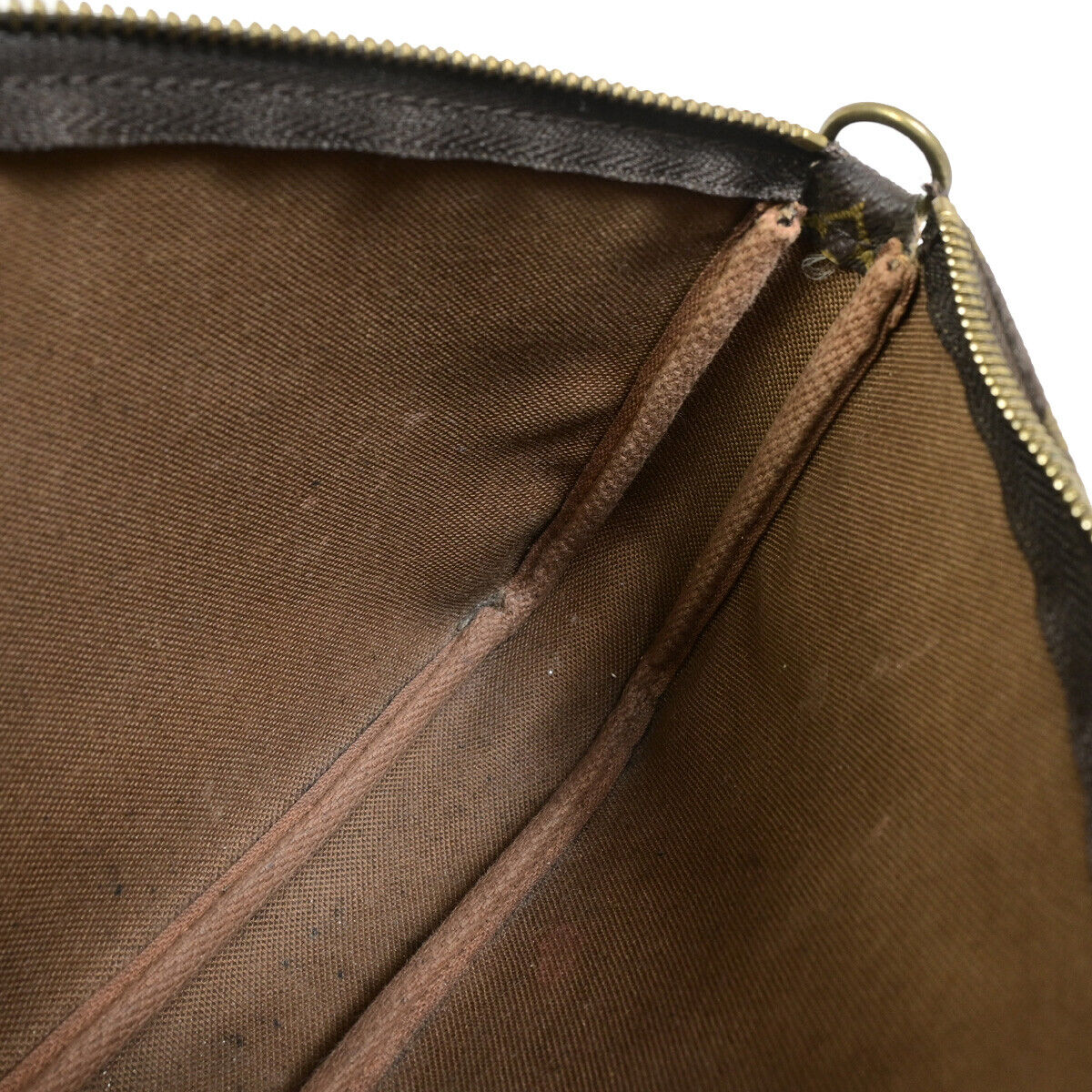 LOUIS VUITTON Pochette Accessoires Hand Bag Monogram Leather BN M51980 31YF611