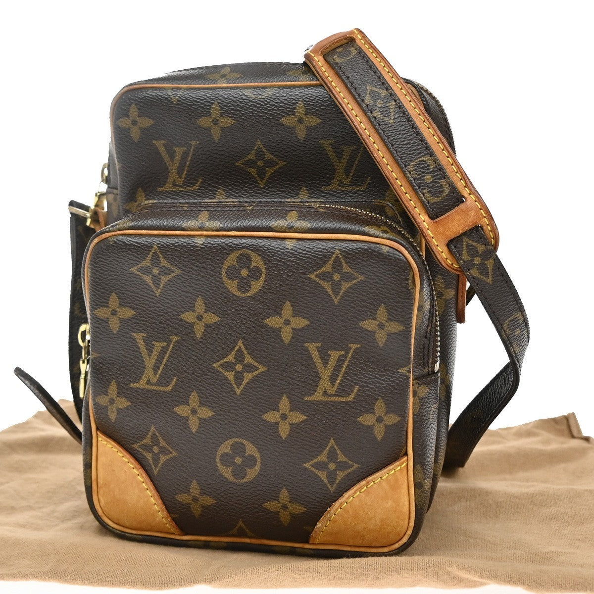 LOUIS VUITTON Amazon Crossbody Shoulder Bag Monogram Leather BN M45236 14KB077