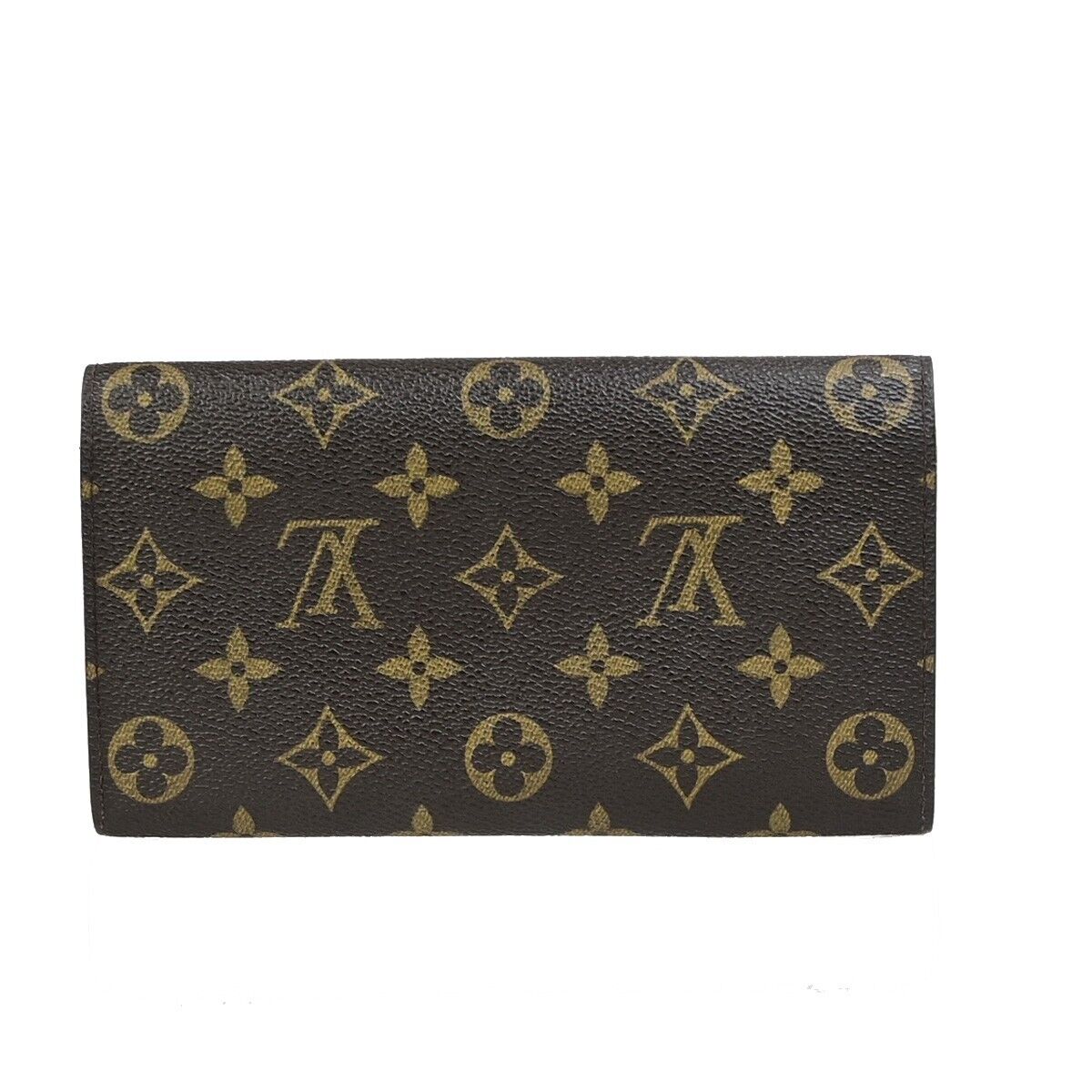 LOUIS VUITTON Porte Monnaie Credit Bifold Wallet Monogram Leather M61725 02ED154
