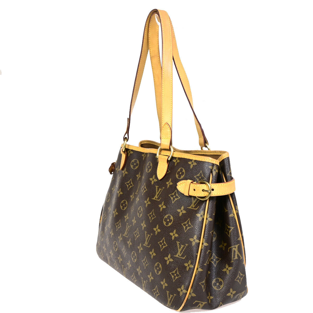 LOUIS VUITTON Batignolles Horizontal Shoulder Bag Monogram Brown M51154 10YF398