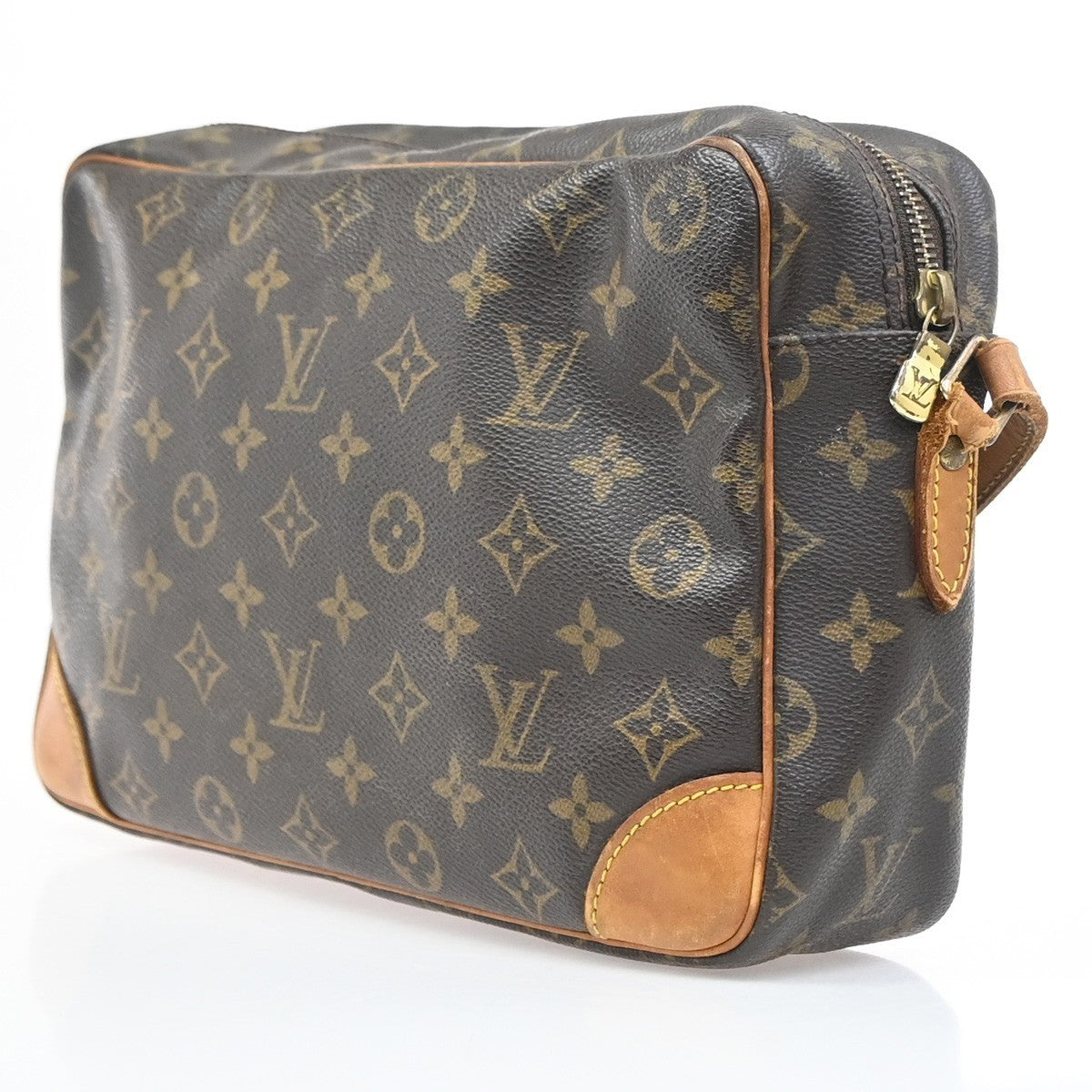 LOUIS VUITTON Trocadero 30 Shoulder Bag Monogram Leather Brown M51272 86EG307