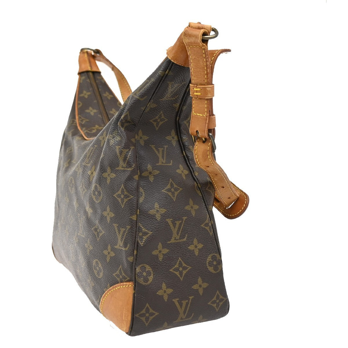 LOUIS VUITTON Boulogne 35 Shoulder Bag Monogram Leather Brown M51260 86SA009