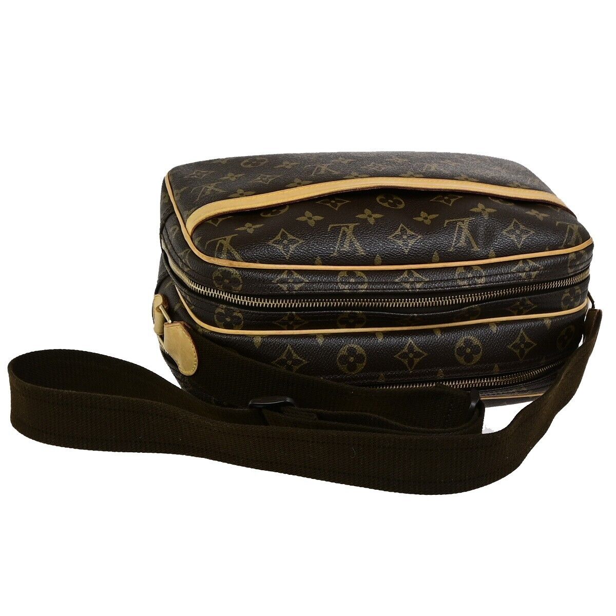 LOUIS VUITTON Reporter PM Crossbody Shoulder Bag Monogram Leather M45254 79ED036