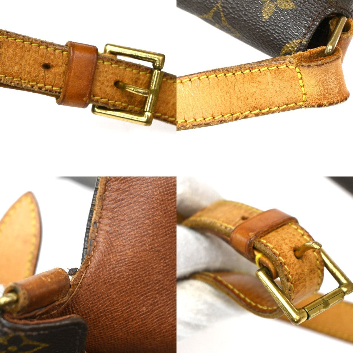 LOUIS VUITTON Musette Shoulder Bag Monogram Leather Brown France M51256 39CA624
