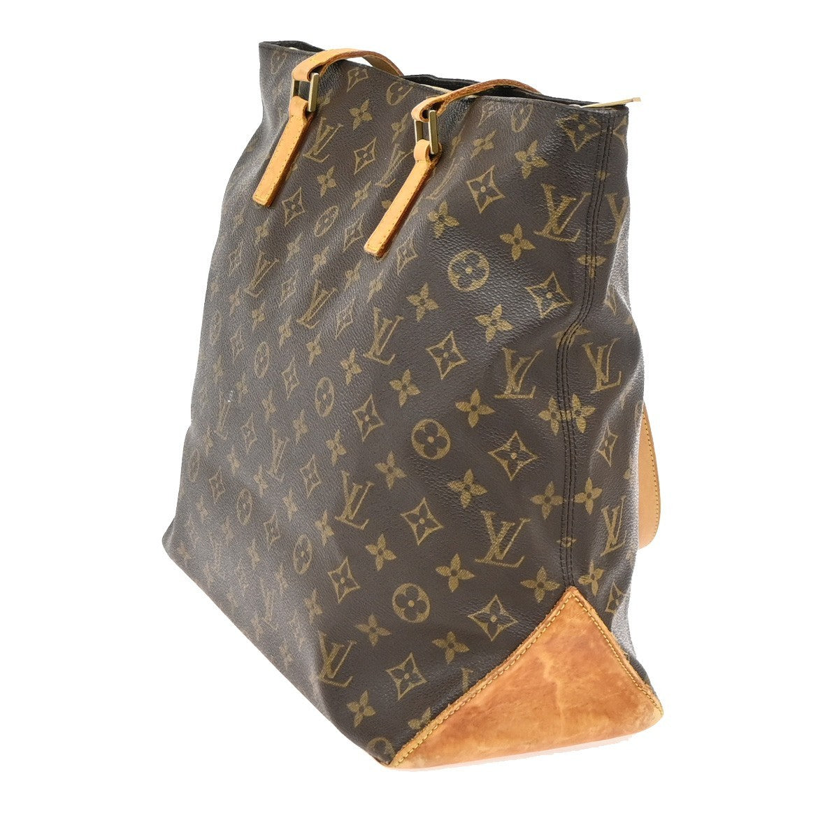 LOUIS VUITTON Cabas Mezzo Shoulder Bag Monogram Leather Brown USA M51151 77KD183