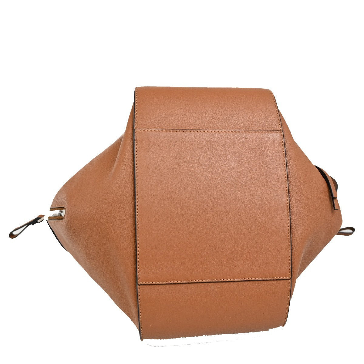 LOEWE Logo Hammock Small 2Way Shoulder Hand Bag Leather Brown GHW Spain 683RF278