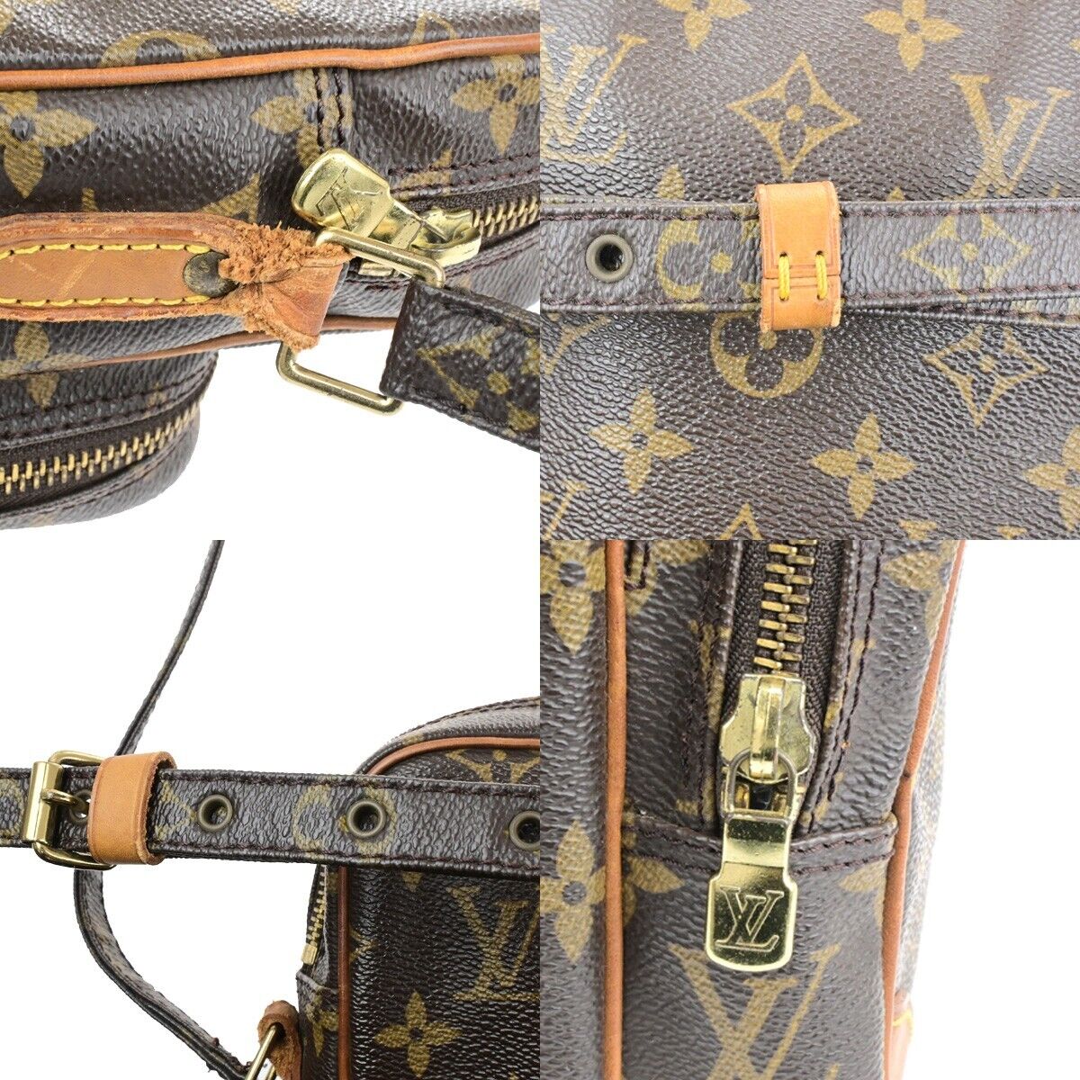 LOUIS VUITTON Amazon Crossbody Shoulder Bag Monogram Leather BN M45236 69SJ578