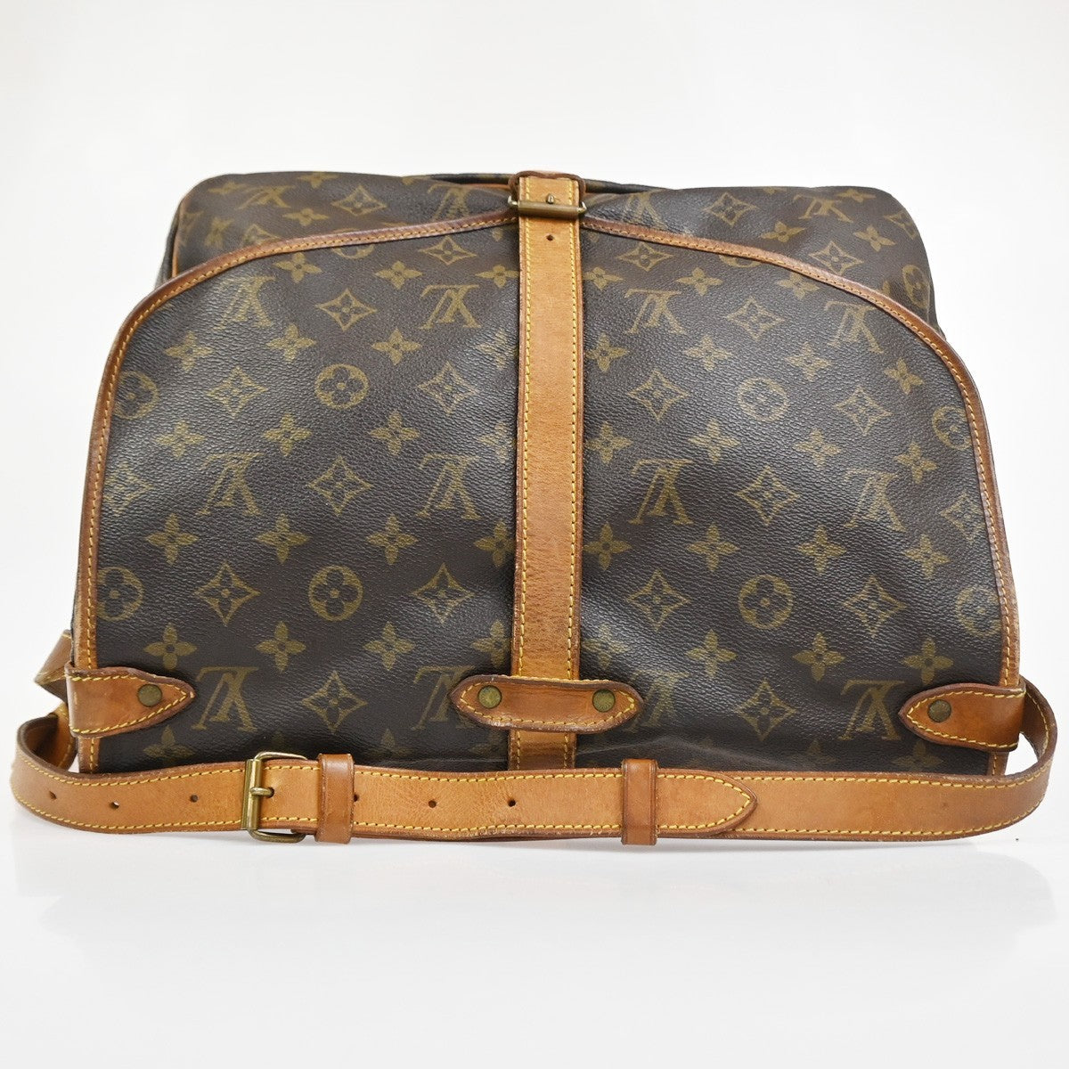 LOUIS VUITTON Saumur 35 Shoulder Bag Monogram Leather BN France M42254 86CA840