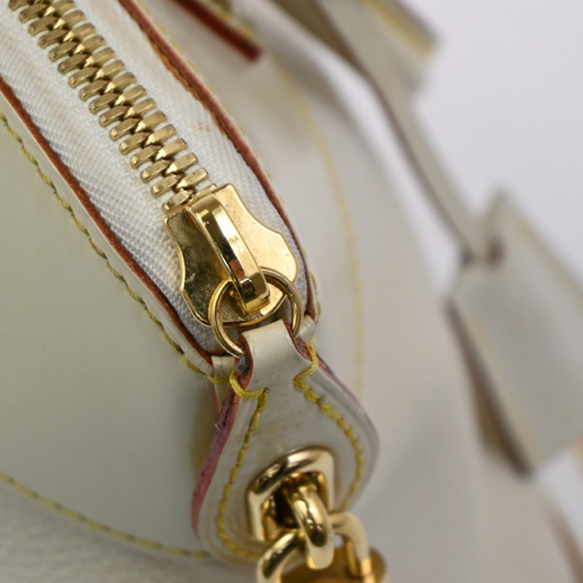 LOUIS VUITTON Lockit PM Hand Bag Suhali Leather White Padlock M91887 73MA688