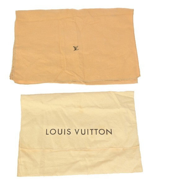 LOUIS VUITTON Logo 10 Set Dust Bag Drawstring Canvas Cotton Beige Brown 09KP115