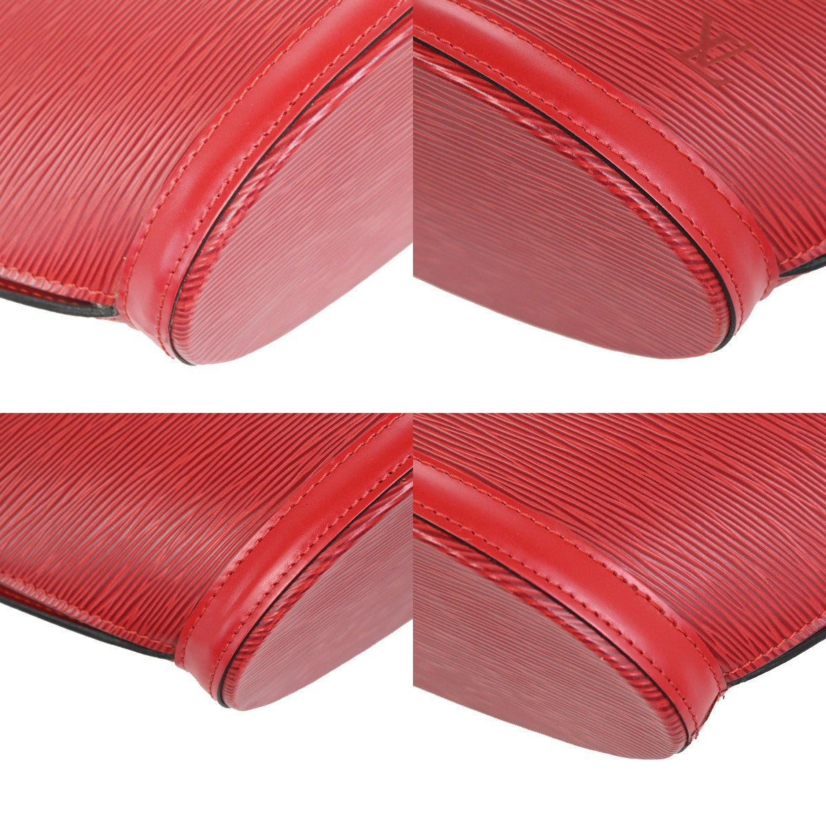 LOUIS VUITTON Saint Jacques Shoulder Hand Bag Epi Leather Red M52277 74RL925