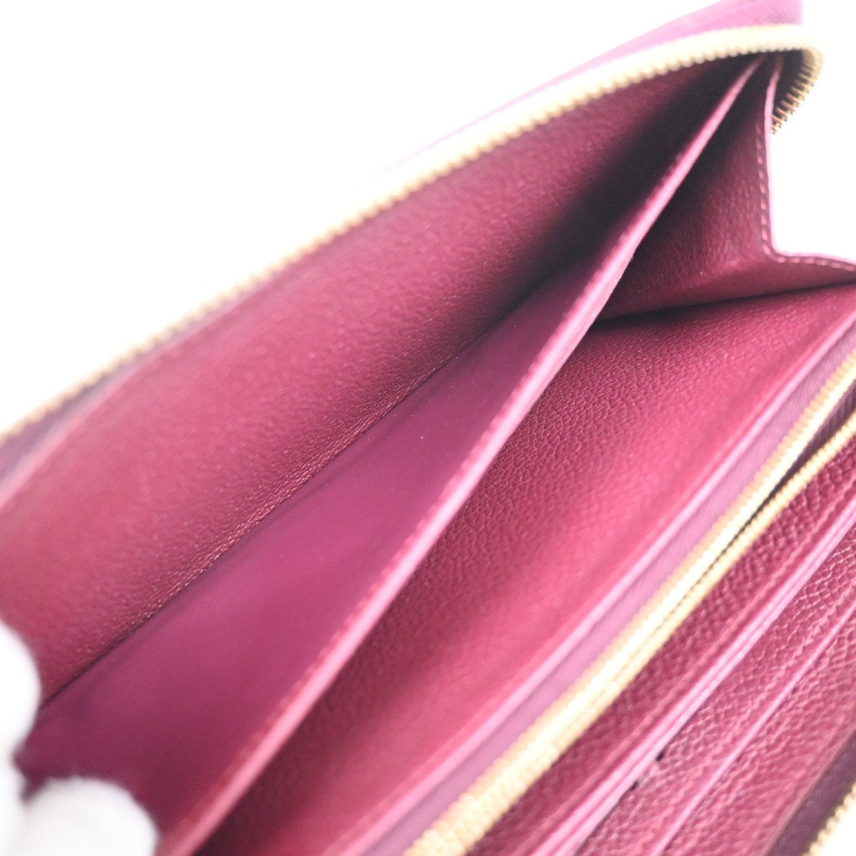 LOUIS VUITTON Zippy Wallet Long Wallet Monogram Empreinte Raisin M64803 73KB340