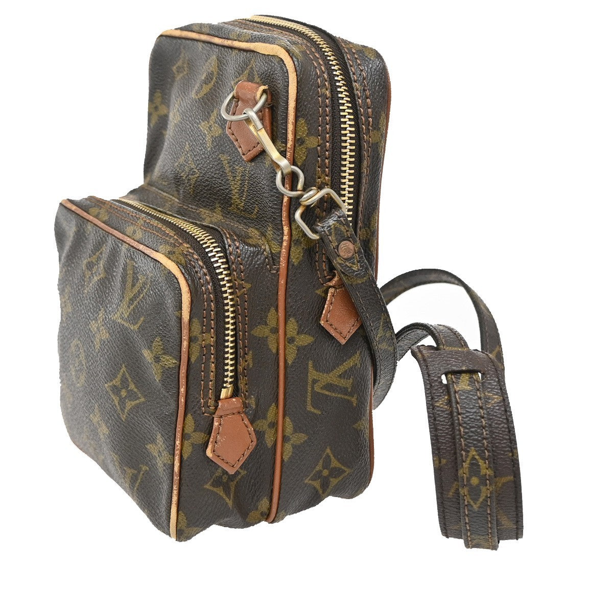 LOUIS VUITTON Mini Amazon Shoulder Bag Monogram Leather Brown M45238 67EF873