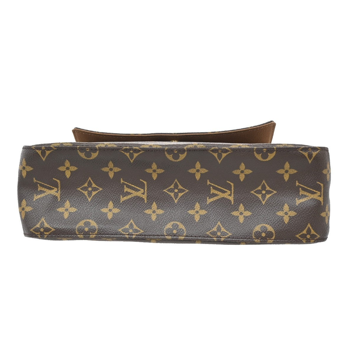 LOUIS VUITTON Mini Looping Hand Bag Monogram Leather Brown M51147 603RF660
