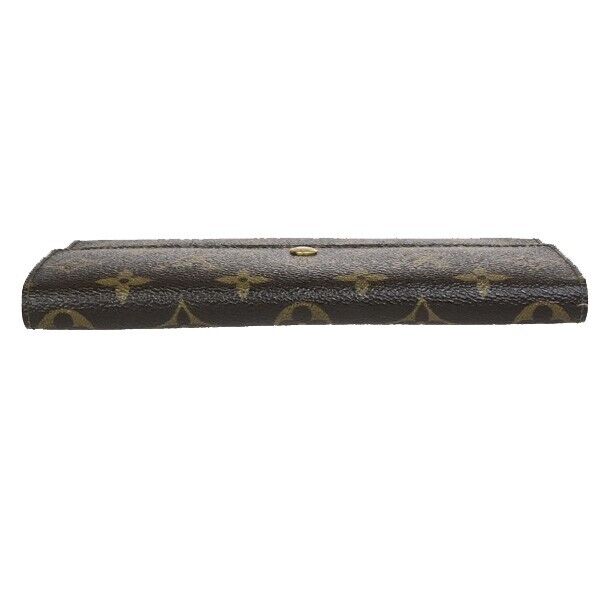 LOUIS VUITTON International Long Trifold Wallet Monogram Brown M61215 09ED244