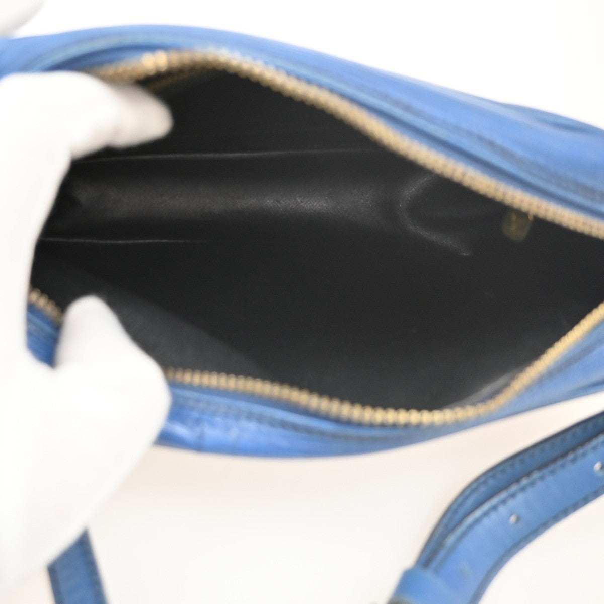 LOUIS VUITTON Trocadero 24 Epi Leather Shoulder Bag Blue France M52317 61KC158