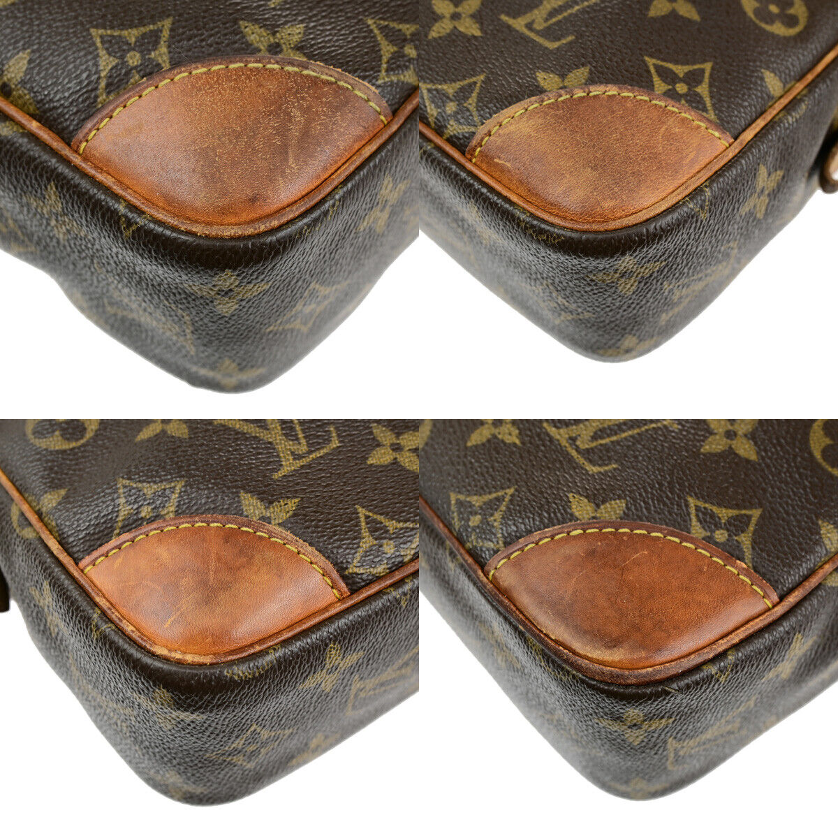 LOUIS VUITTON Compiegne 28 Clutch Hand Bag Monogram Leather Brown M51845 01YG773