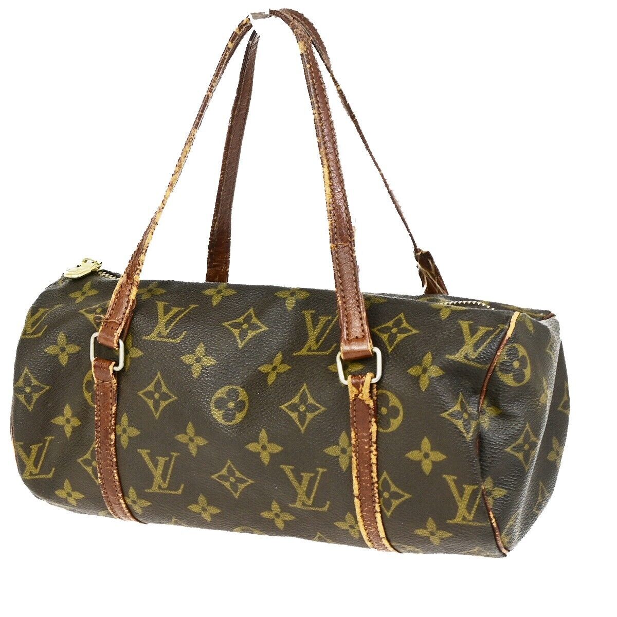 LOUIS VUITTON PAPILLON 26 Hand Bag Monogram Leather Brown France M51366 60FB201