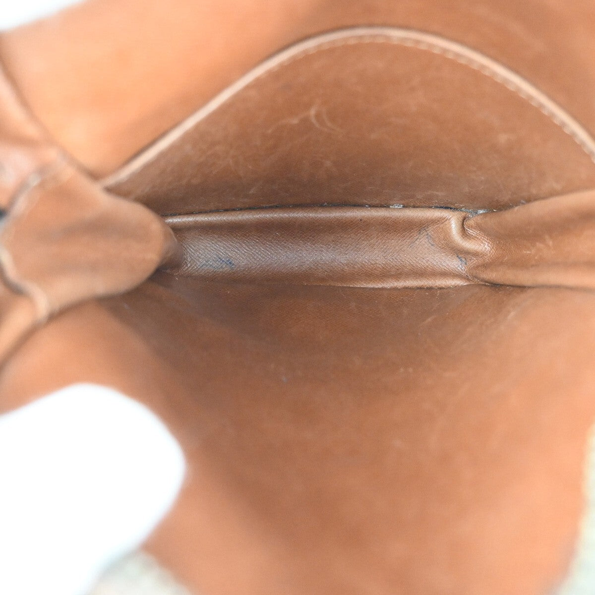 LOUIS VUITTON Danube Shoulder Bag Monogram Leather Brown France M45266 30FB548