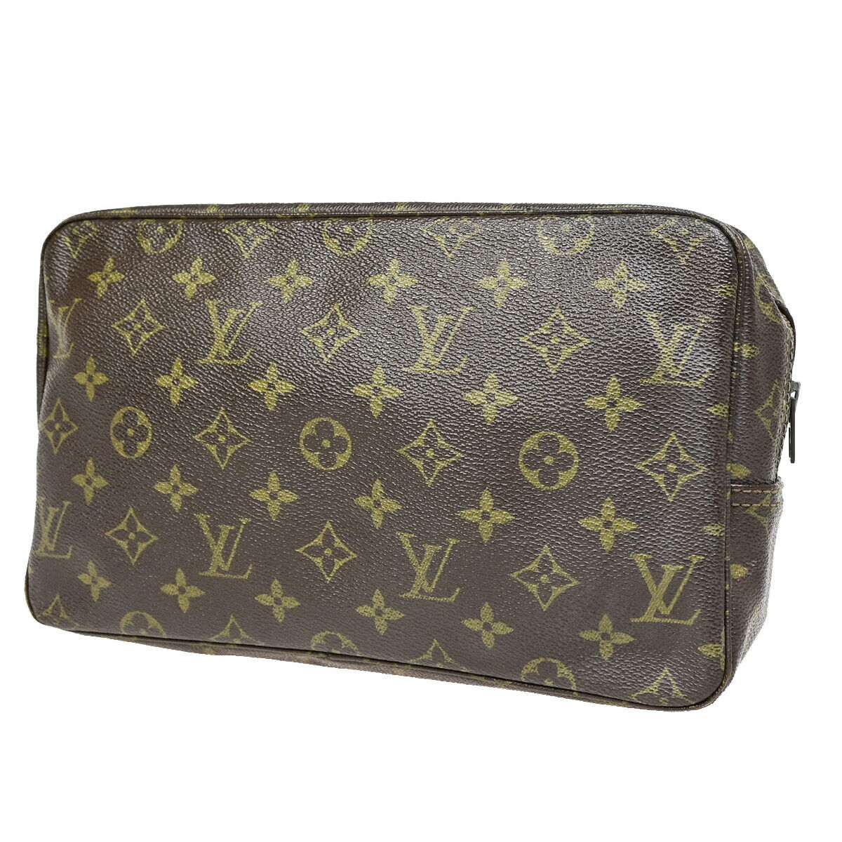 LOUIS VUITTON Trousse Toilette 28 Clutch Hand Bag Monogram Brown M47522 69YE797
