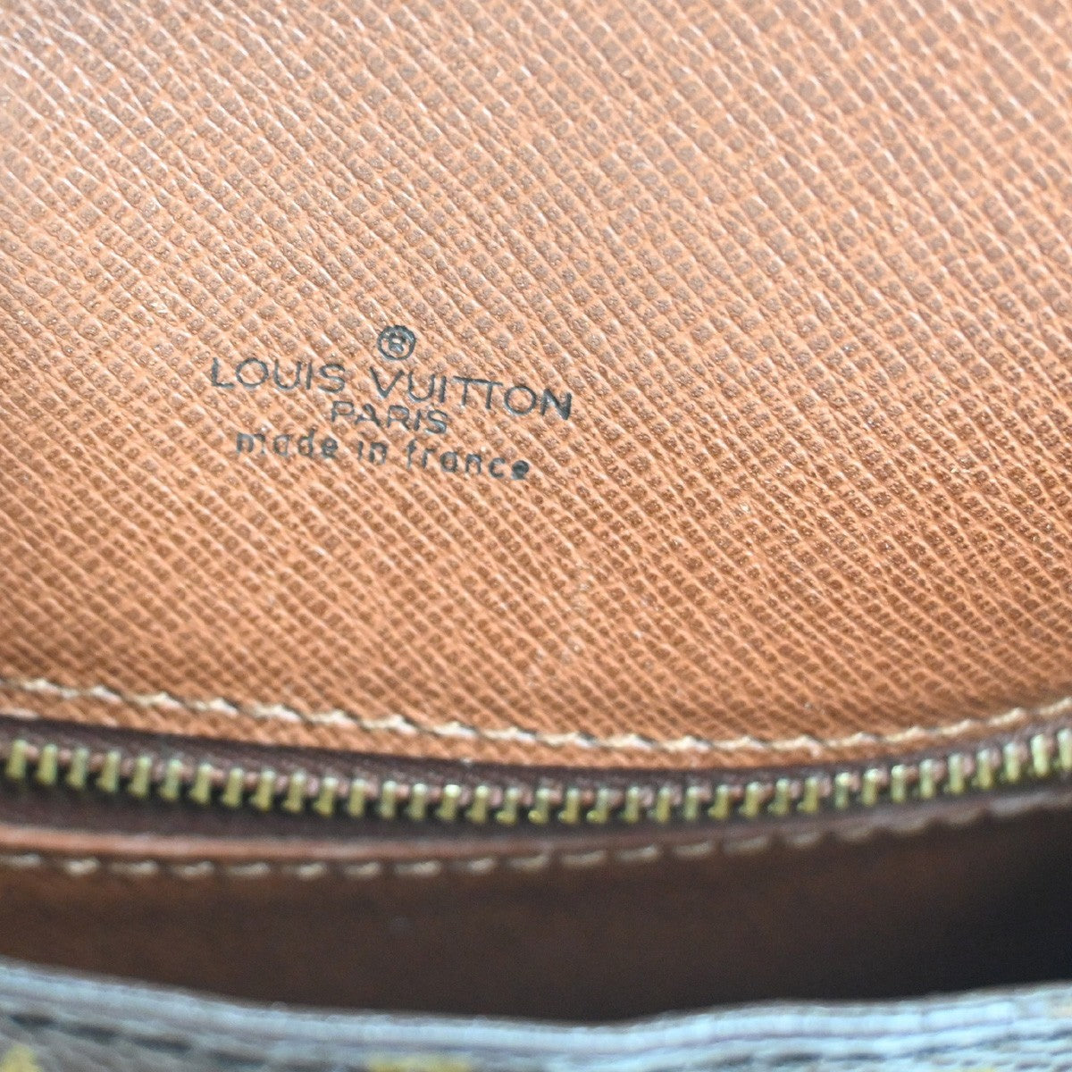 LOUIS VUITTON Saint Cloud GM Shoulder Bag Monogram Leather Brown M51242 31SA101