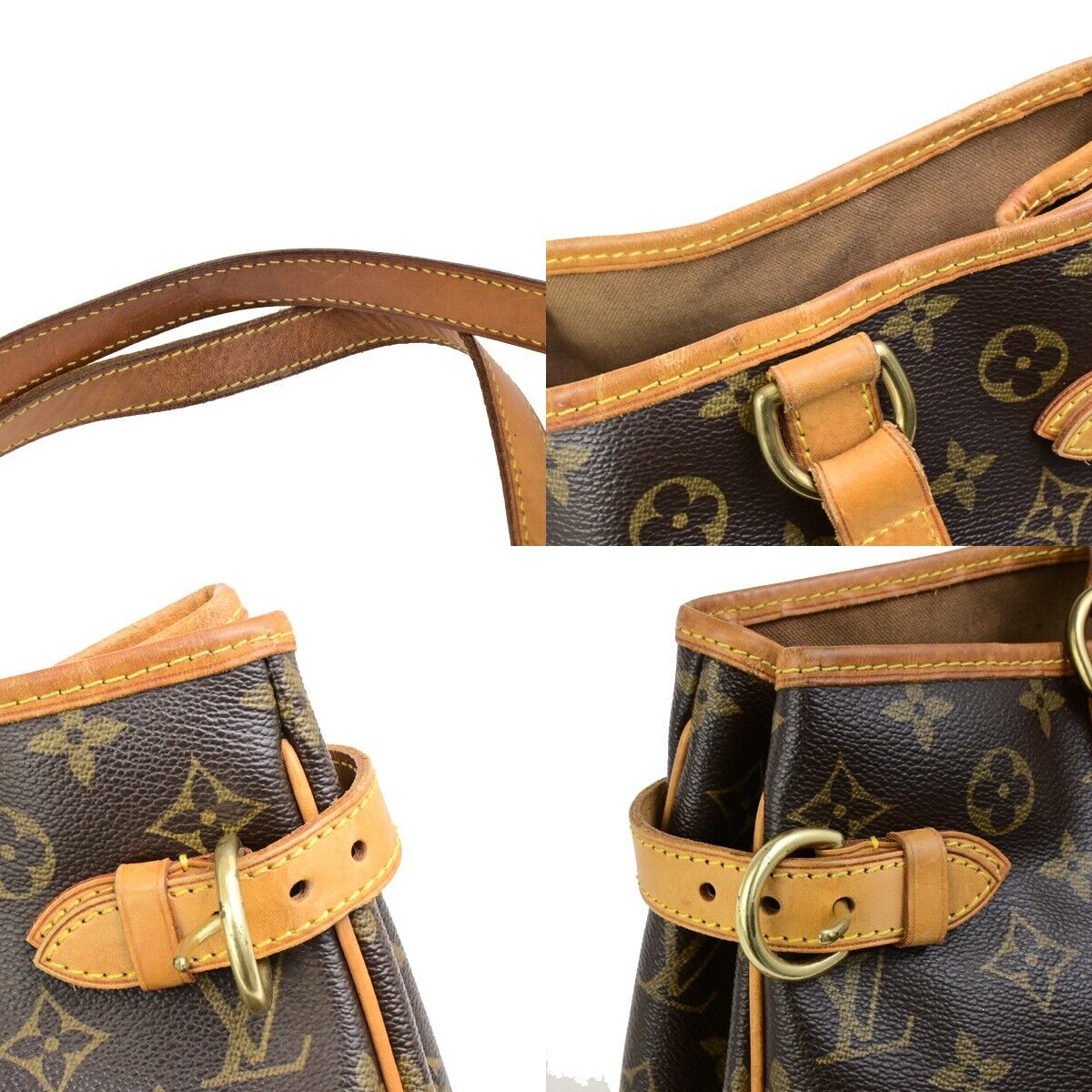 LOUIS VUITTON Batignolles Horizontal Shoulder Bag Monogram Brown M51154 80FB301