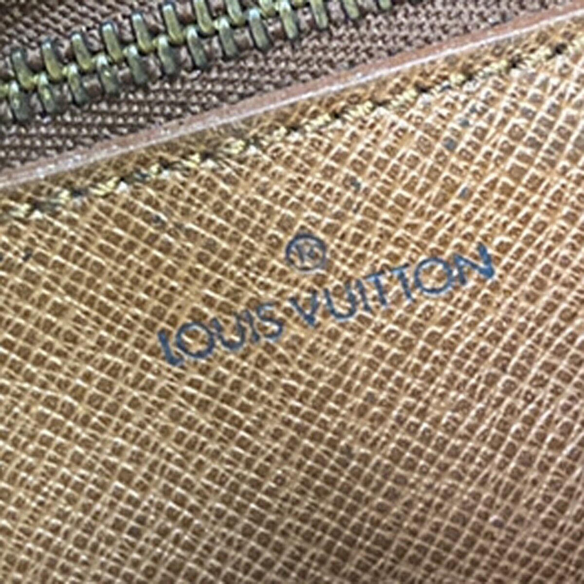 LOUIS VUITTON Jeune Fille PM Shoulder Bag Monogram Leather Brown M51227 80ED003