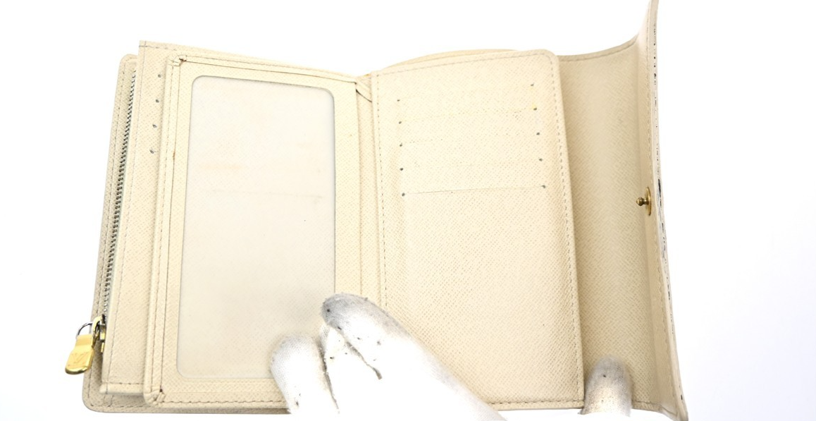 LOUIS VUITTON Portefeuille Alexandra Wallet Damier Azur Leather N63068 67KC474