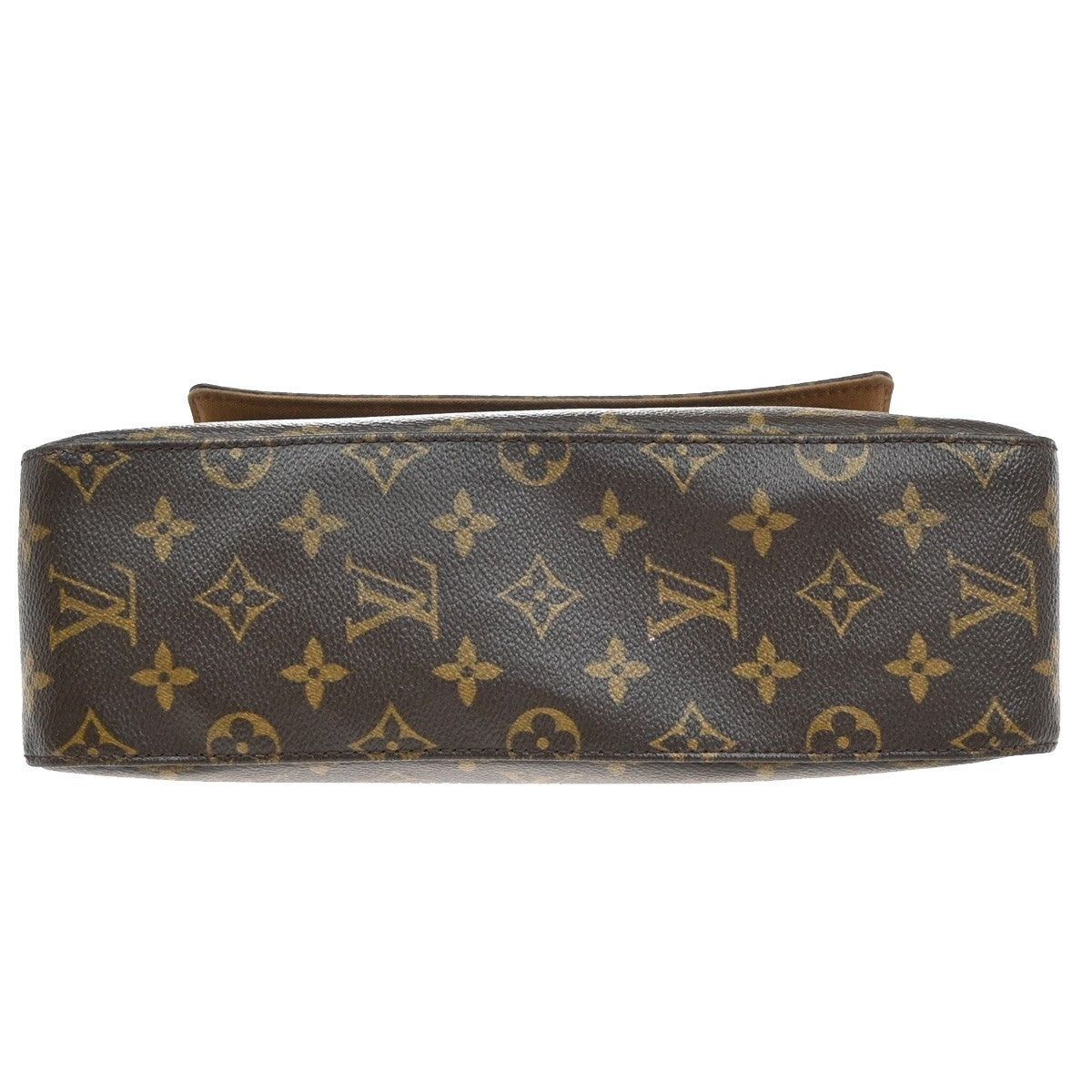 LOUIS VUITTON Mini Looping Hand Bag Monogram Leather Brown M51147 16EF990