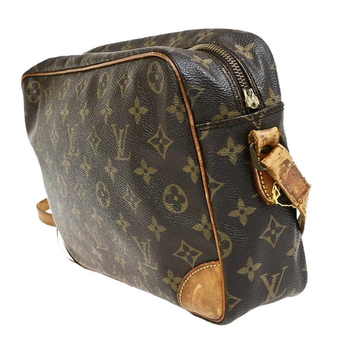 LOUIS VUITTON Trocadero 27 Shoulder Bag Monogram Leather Brown M51274 67FB198