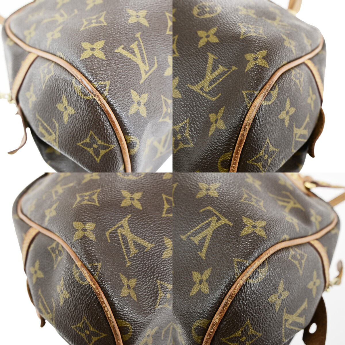 LOUIS VUITTON Montorgueil PM Shoulder Bag Monogram Leather Brown M95565 78YG602