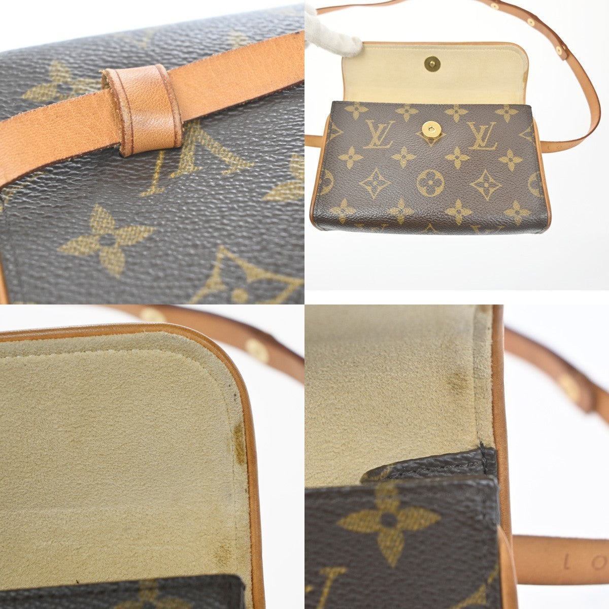 LOUIS VUITTON Pochette Florentine Bum Bag #XS Monogram Leather BN M51855 32MA509