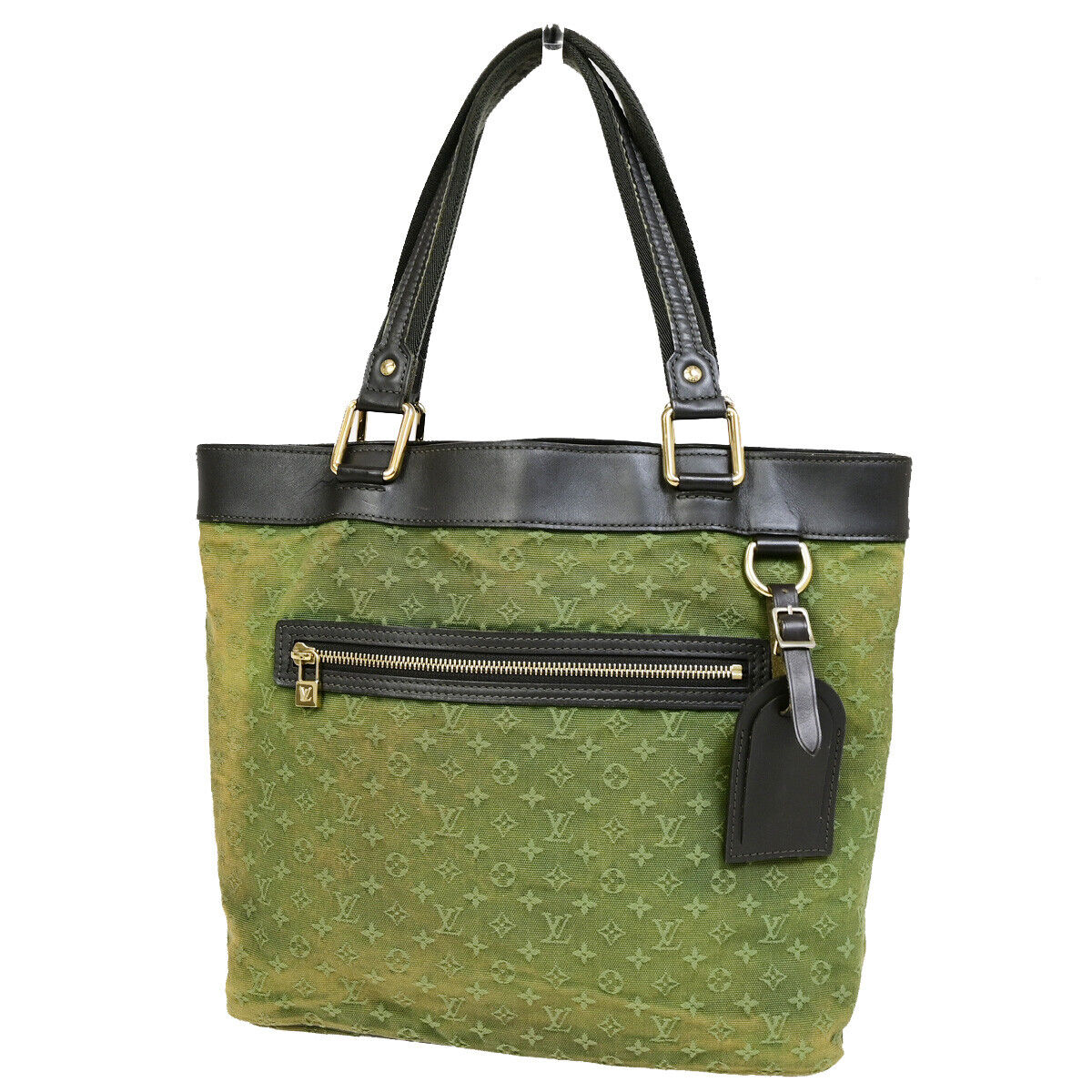 LOUIS VUITTON Lucille GM Shoulder Bag Monogram Mini Canvas Khaki M92681 68YF599