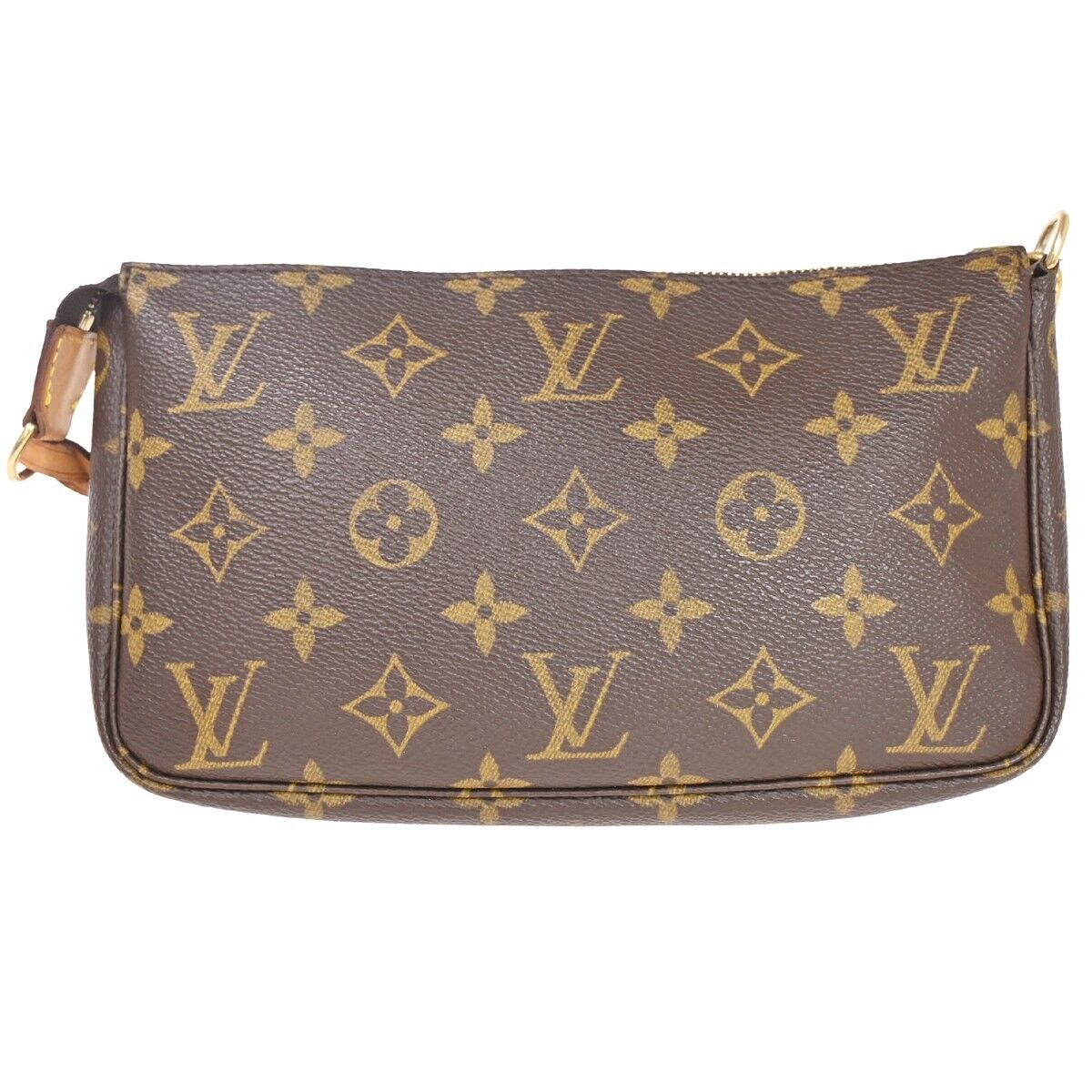 LOUIS VUITTON Pochette Accessoires Hand Bag Monogram Leather BN M51980 10HB213
