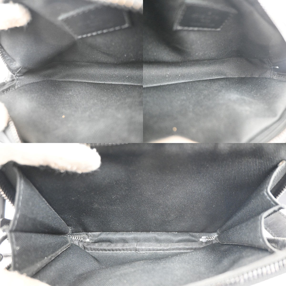 LOUIS VUITTON Alpha Wearable Shoulder Bag Monogram Eclipse Black M82542 660MA337