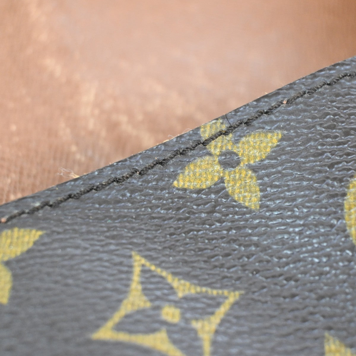 LOUIS VUITTON Cartouchiere GM Shoulder Bag Monogram Leather Brown M51252 30YJ163