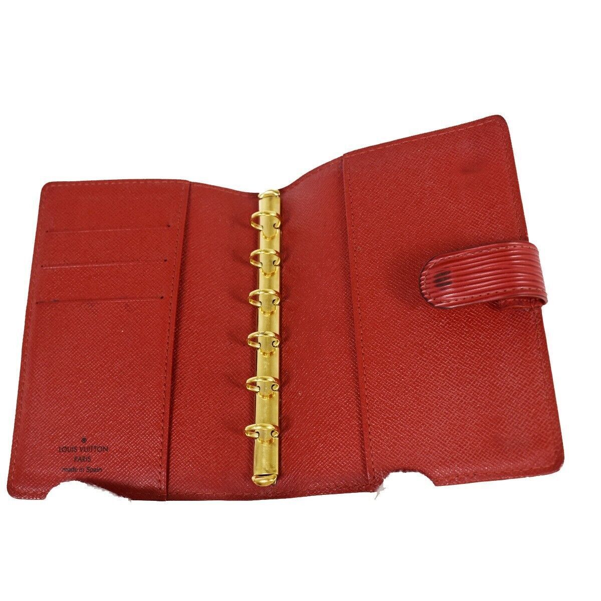 LOUIS VUITTON 3 Set Wallet Key Case Day Planner Monogram Epi Leather 67AD220