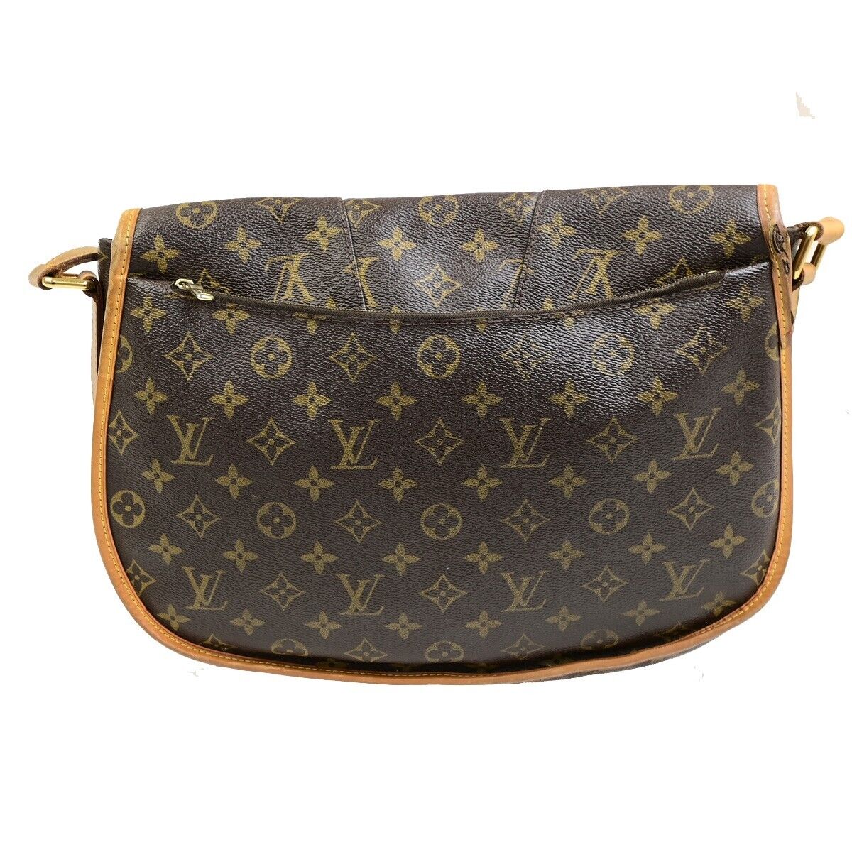 LOUIS VUITTON Menilmontant MM Shoulder Bag Monogram Leather BN M40473 31FB346