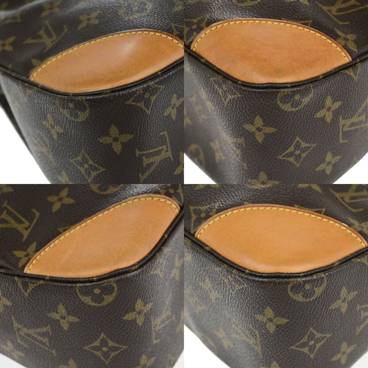 LOUIS VUITTON Boulogne 30 Shoulder Bag Monogram Leather Brown M51265 86ED139