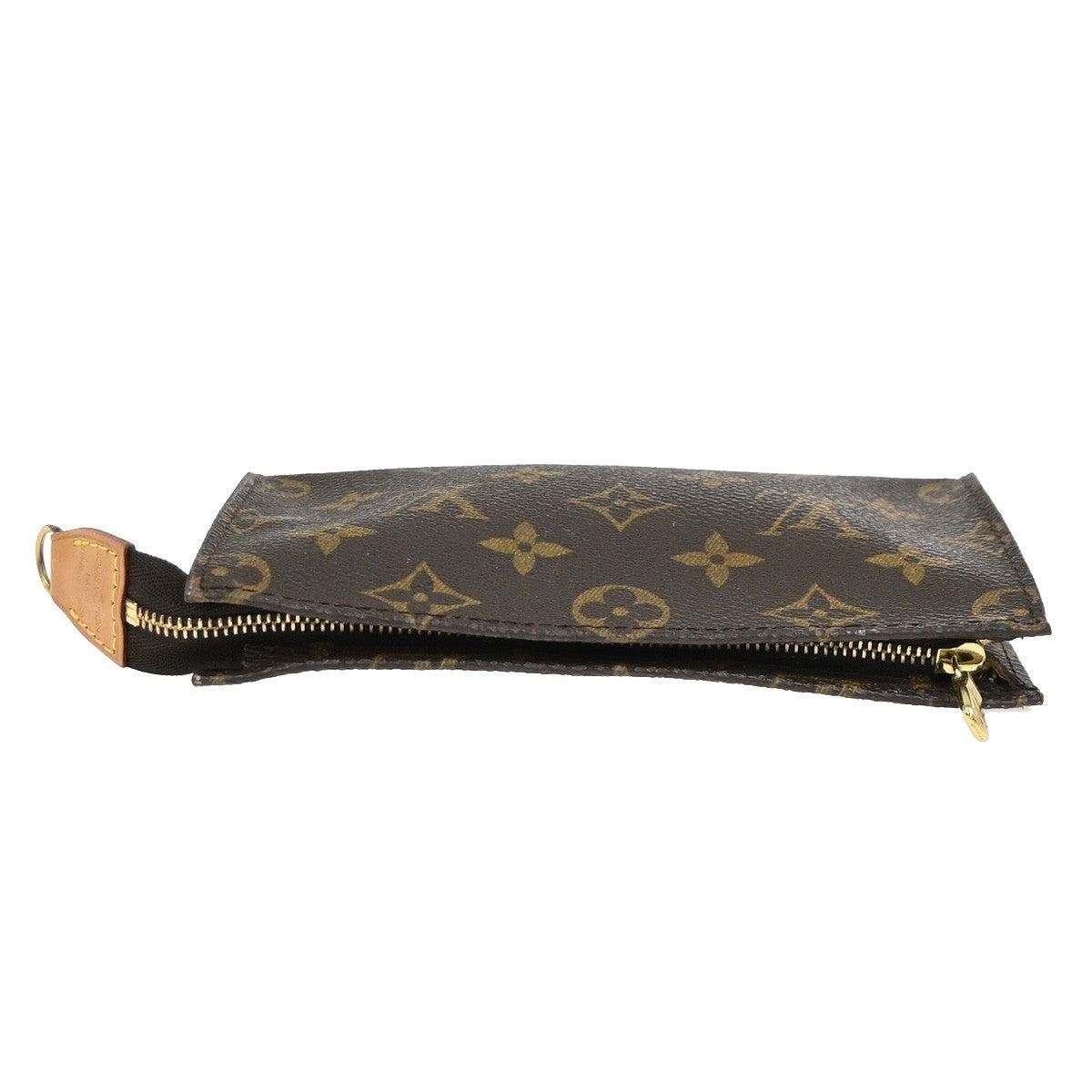 LOUIS VUITTON Bucket PM Accessory Pouch Clutch Bag Monogram Leather GHW 66KC681