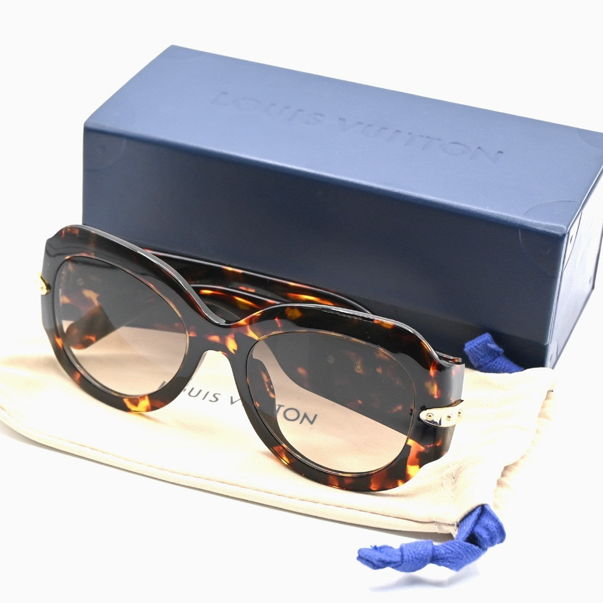 LOUIS VUITTON Paris Texas SunGlasses Eye Wear Metal Plastic BN  Z1133E 82RL634